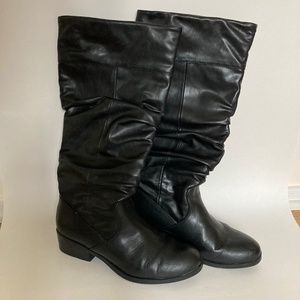 Fleece lined, waterproof, tall boots, size 6